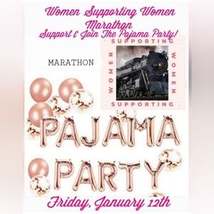 Welcome in Welcome in!!!!! WOMEN SUPPORTING WOMEN 22nd MARATHON
•JANUARY 12th